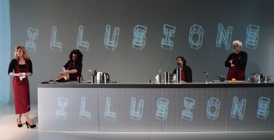 Moscow's Chekhov Art Theater stages "Illusions" show