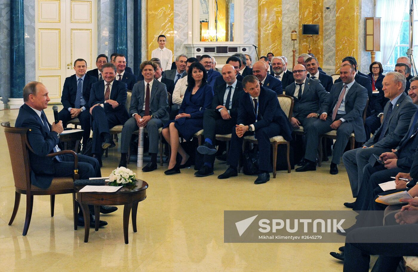 Russian President Vladimir Putin's working trip to St. Petersburg