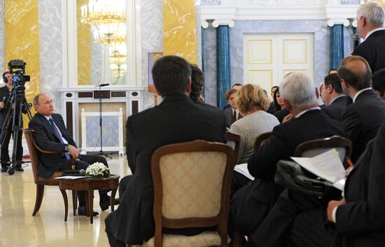 Vladimir Putin's working trip to St. Petersburg
