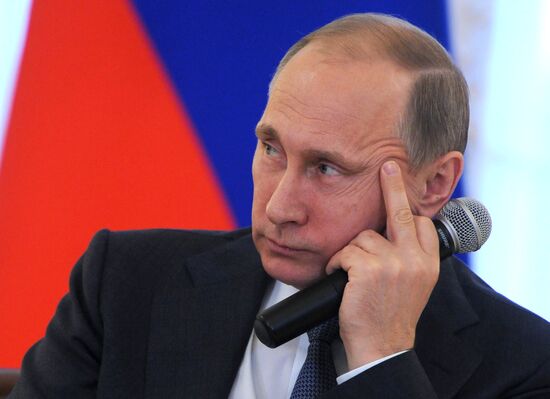 Vladimir Putin's working trip to St. Petersburg