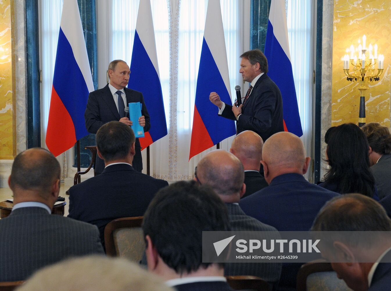 Russian President Vladimir Putin's working trip to St. Petersburg