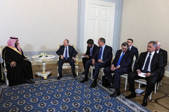 Russian President Vladimir Putin's working trip to St. Petersburg