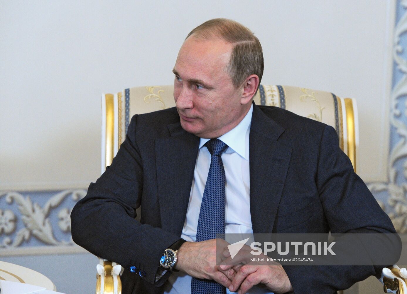 Russian President Vladimir Putin's working trip to St. Petersburg
