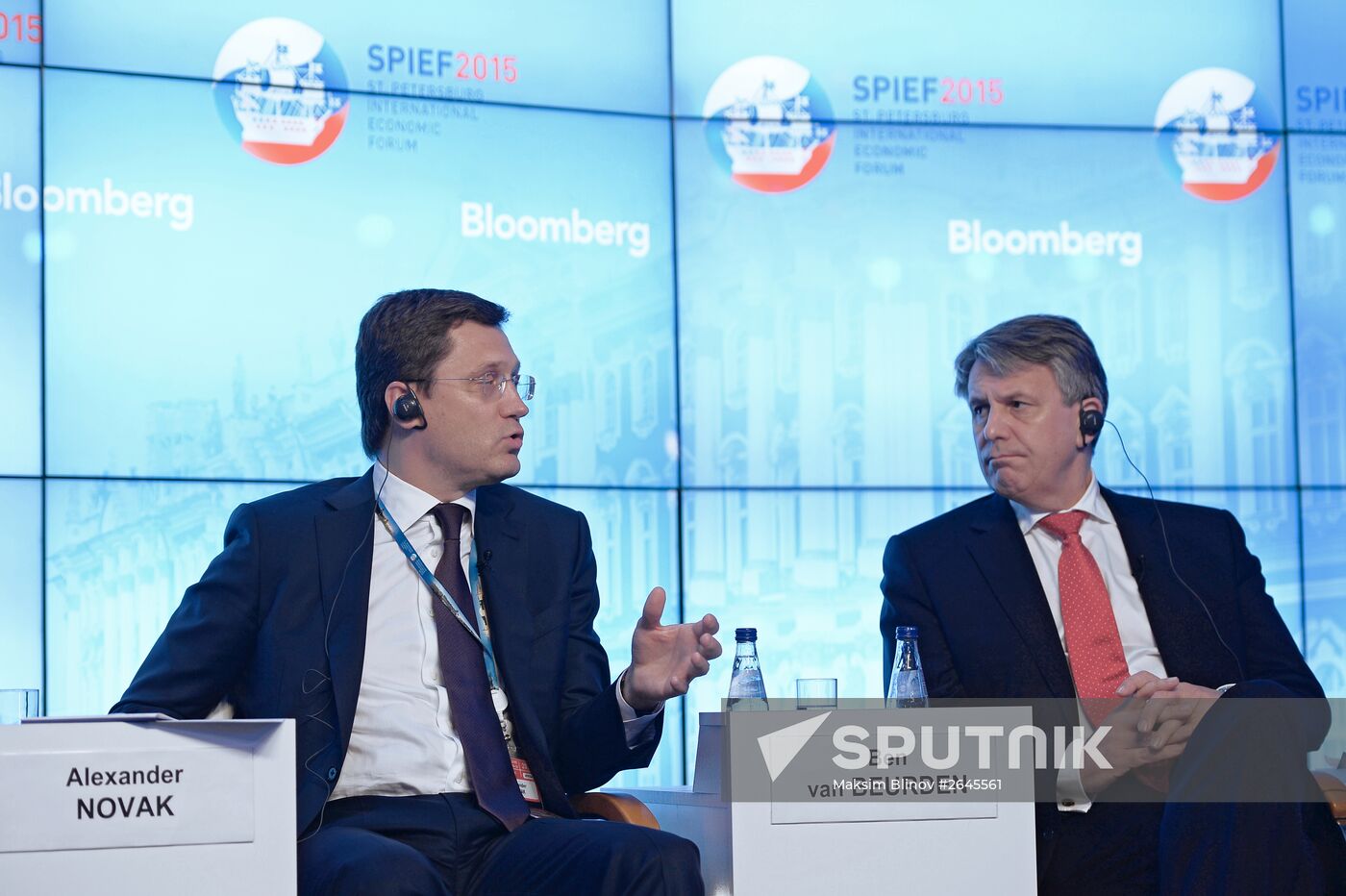 Bloomberg Teledebates, Shifting Landscape Ushers In A New Era For Global Oil And Gas Markets, at 2015 St. Petersburg Economic Forum