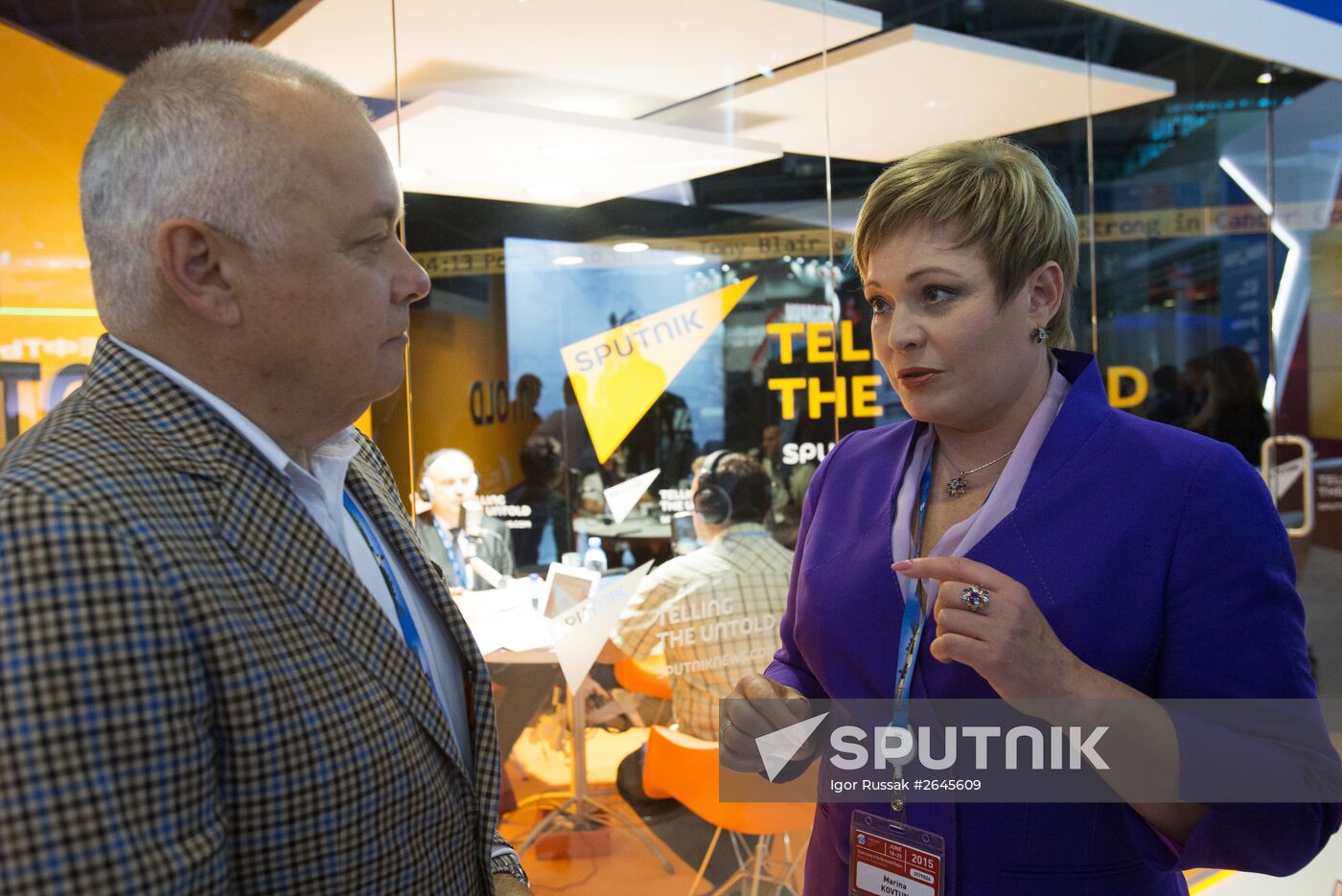 2015 St. Petersburg International Economic Forum (SPIEF). Day One