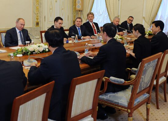 Russian President Vladimir Putin's working trip to St. Petersburg