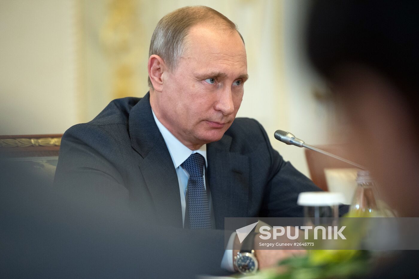Russian President Vladimir Putin's working trip to St. Petersburg
