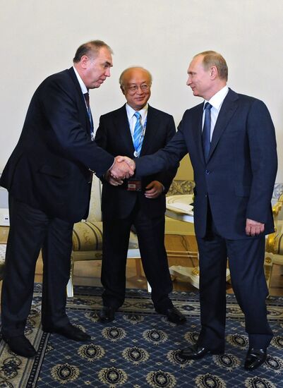 Russian President Vladimir Putin's working trip to St. Petersburg