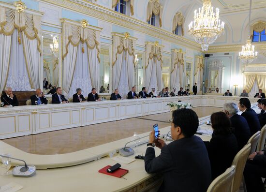 Russian President Vladimir Putin's working trip to St. Petersburg