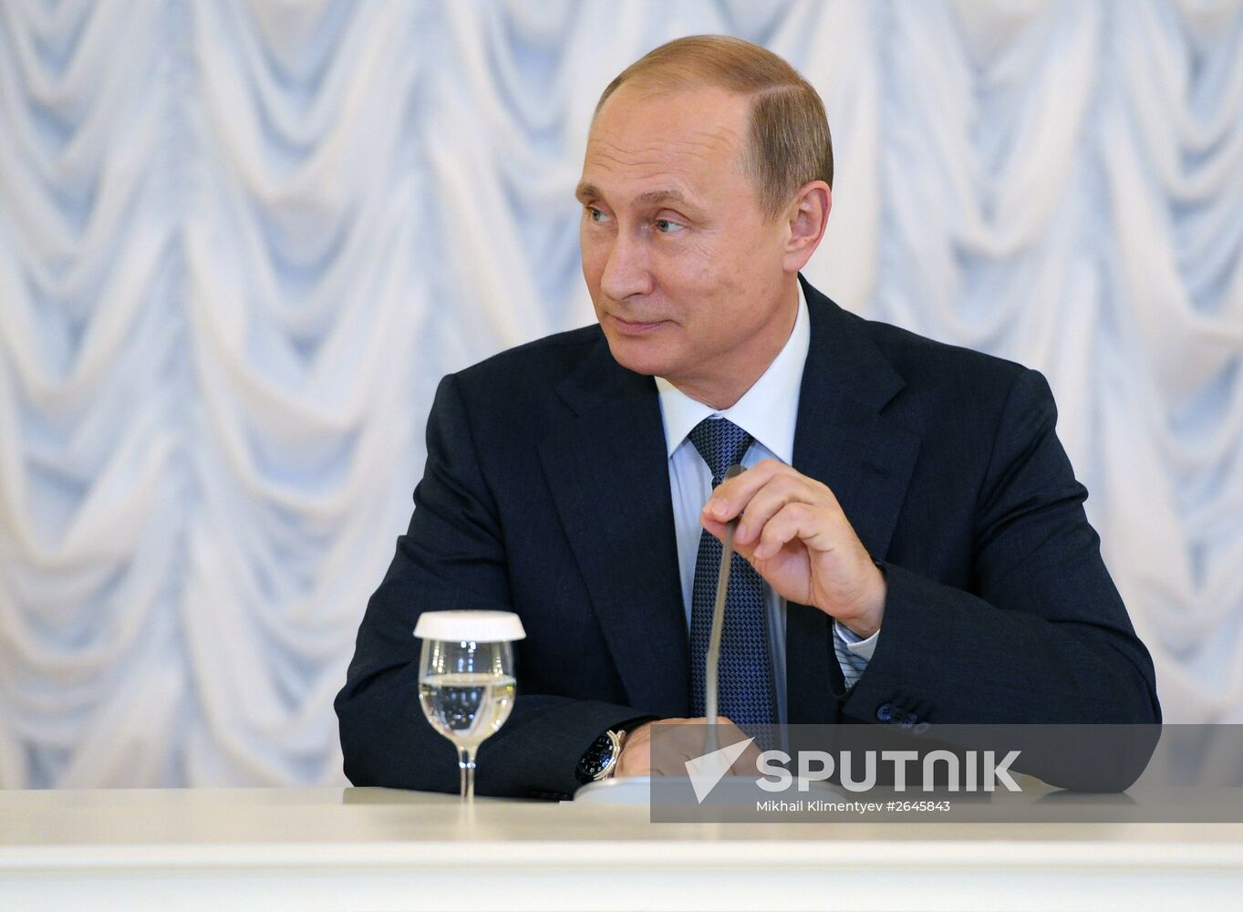 Russian President Vladimir Putin's working trip to St. Petersburg