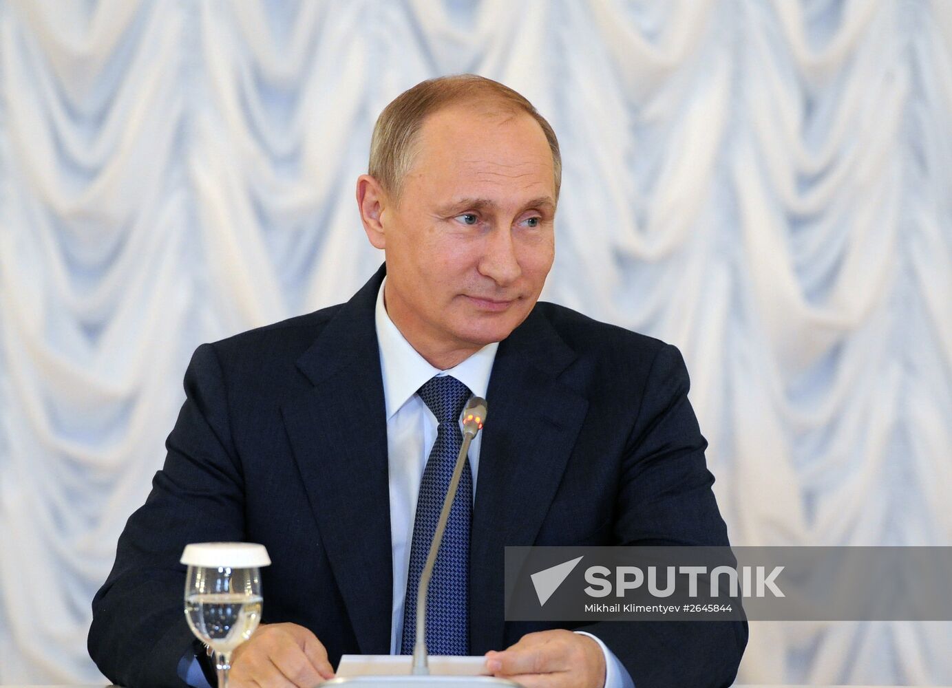 Russian President Vladimir Putin's working trip to St. Petersburg