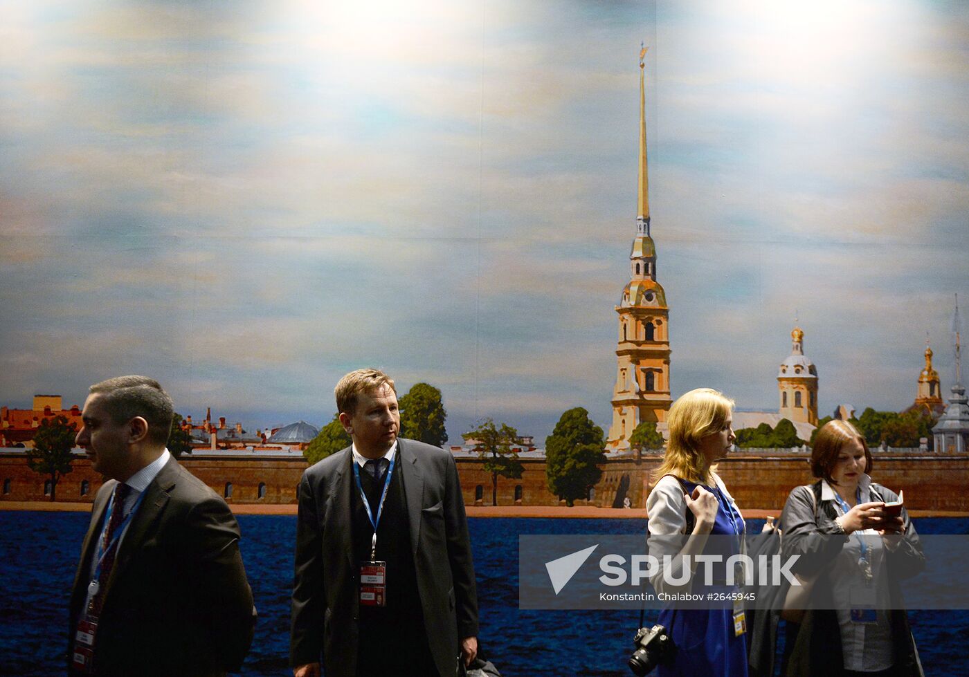 2015 St. Petersburg International Economic Forum (SPIEF). Day one