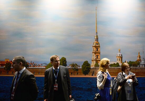 2015 St. Petersburg International Economic Forum (SPIEF). Day one