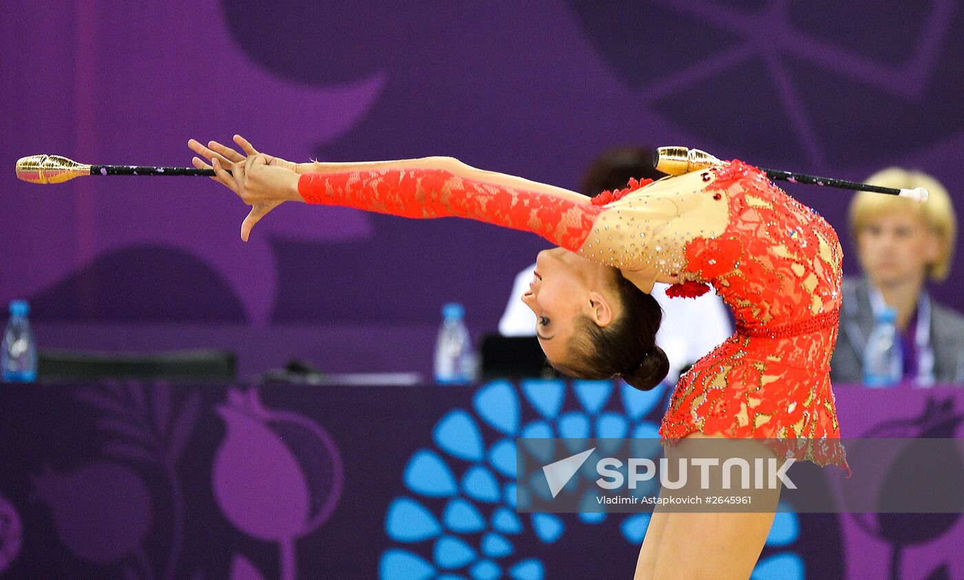 2015 European Games. Rhythmic gymnastics. Individual all-around