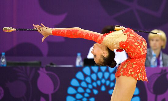 2015 European Games. Rhythmic gymnastics. Individual all-around