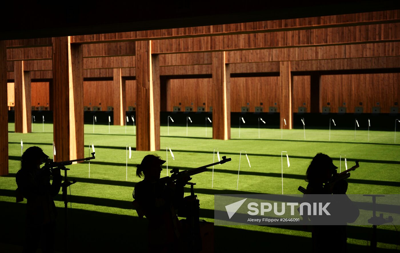 2015 European Games. Shooting. Women's 50 meter rifle three positions