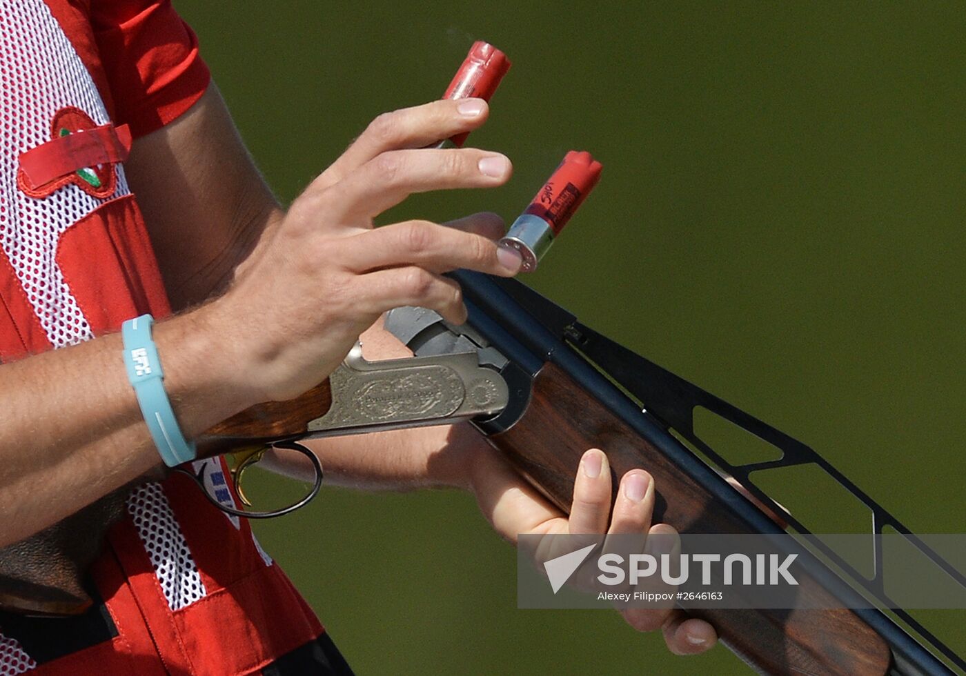 2015 European Games. Shooting. Men's double trap