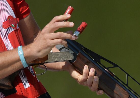 2015 European Games. Shooting. Men's double trap