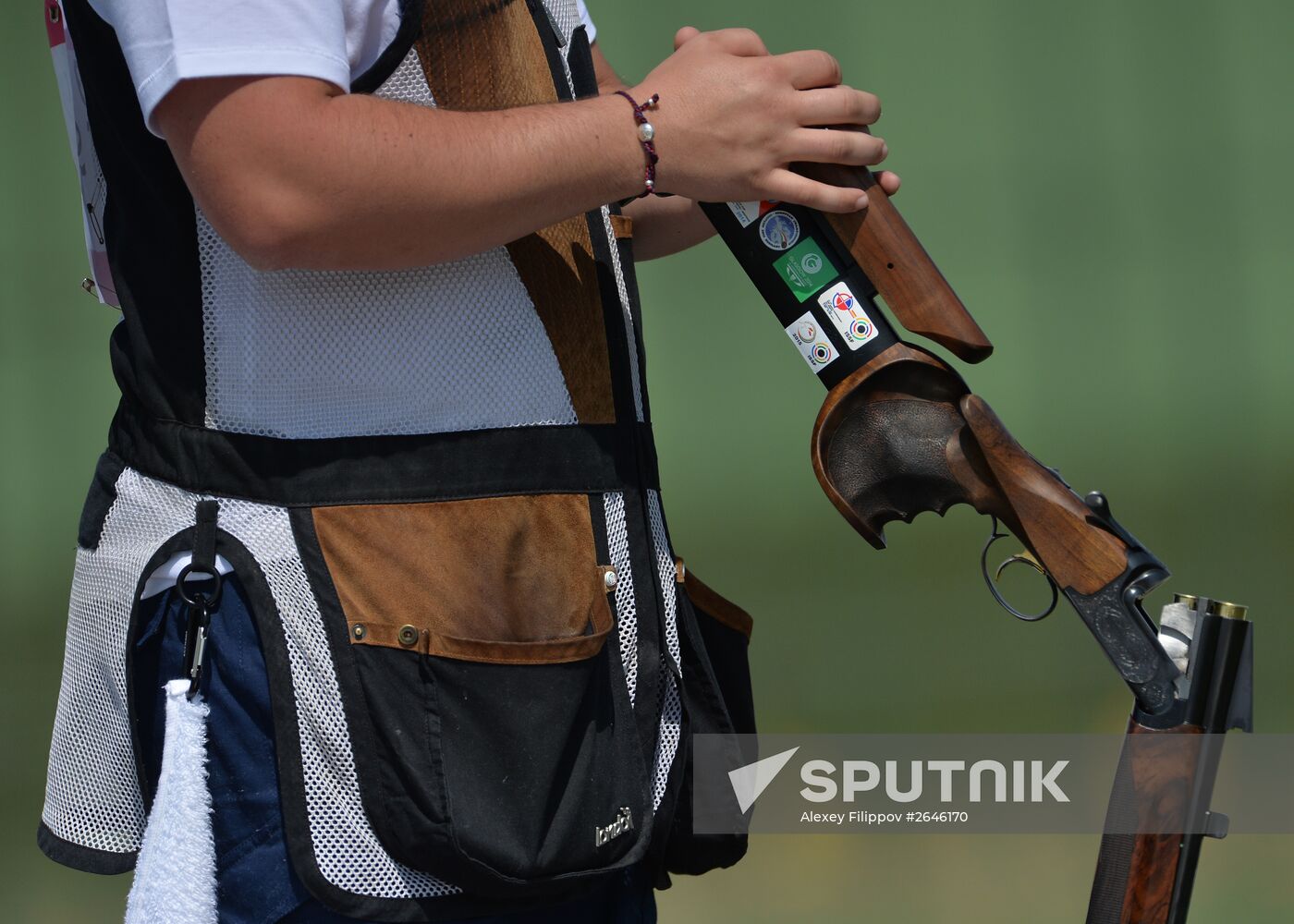 2015 European Games. Shooting. Men's double trap