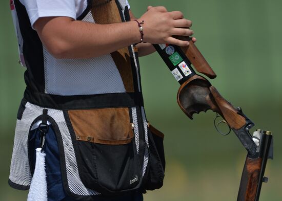 2015 European Games. Shooting. Men's double trap