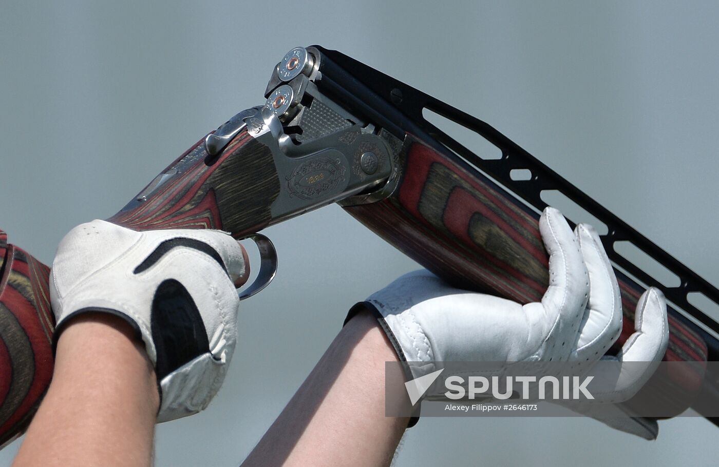 2015 European Games. Shooting. Men's double trap