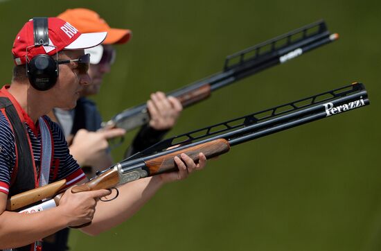2015 European Games. Shooting. Men's double trap