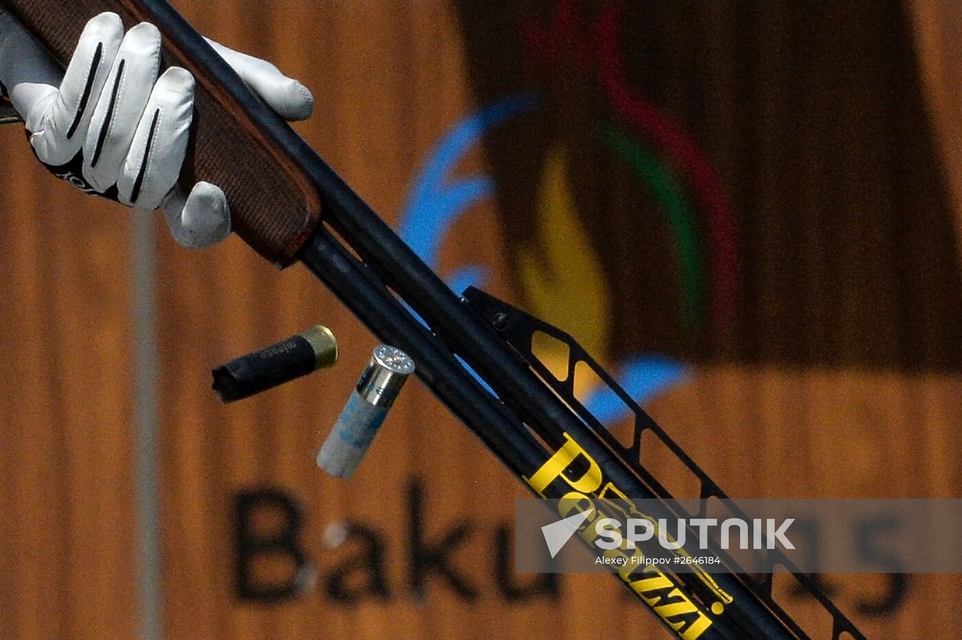 2015 European Games. Shooting. Men's double trap