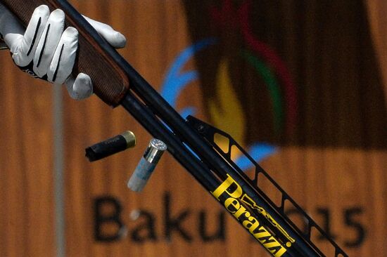 2015 European Games. Shooting. Men's double trap