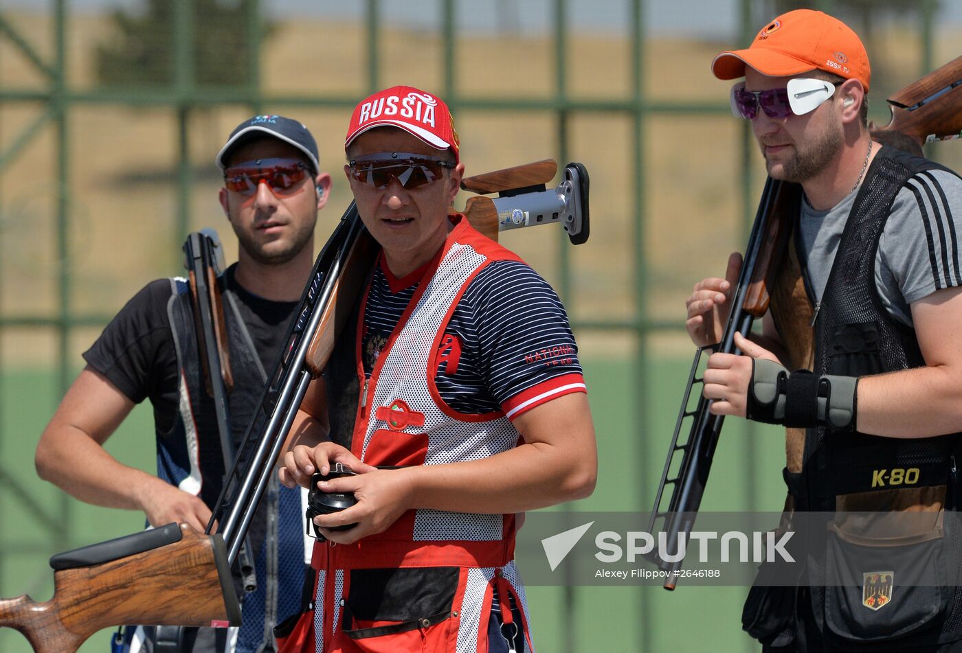 2015 European Games. Shooting. Men's double trap
