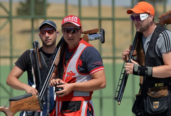 2015 European Games. Shooting. Men's double trap