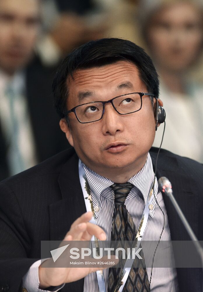 Russia 24 TV debates, Investment in Russia: New Challenges and Opportunities in Changed Realities, at SPIEF