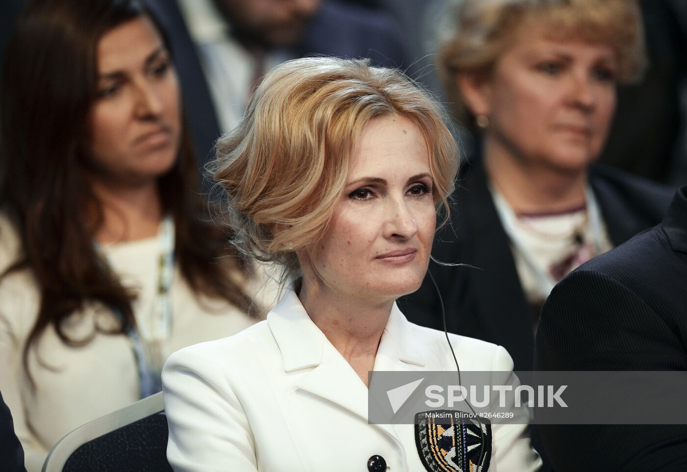 Russia 24 TV debates, Investment in Russia: New Challenges and Opportunities in Changed Realities, at SPIEF