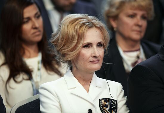 Russia 24 TV debates, Investment in Russia: New Challenges and Opportunities in Changed Realities, at SPIEF