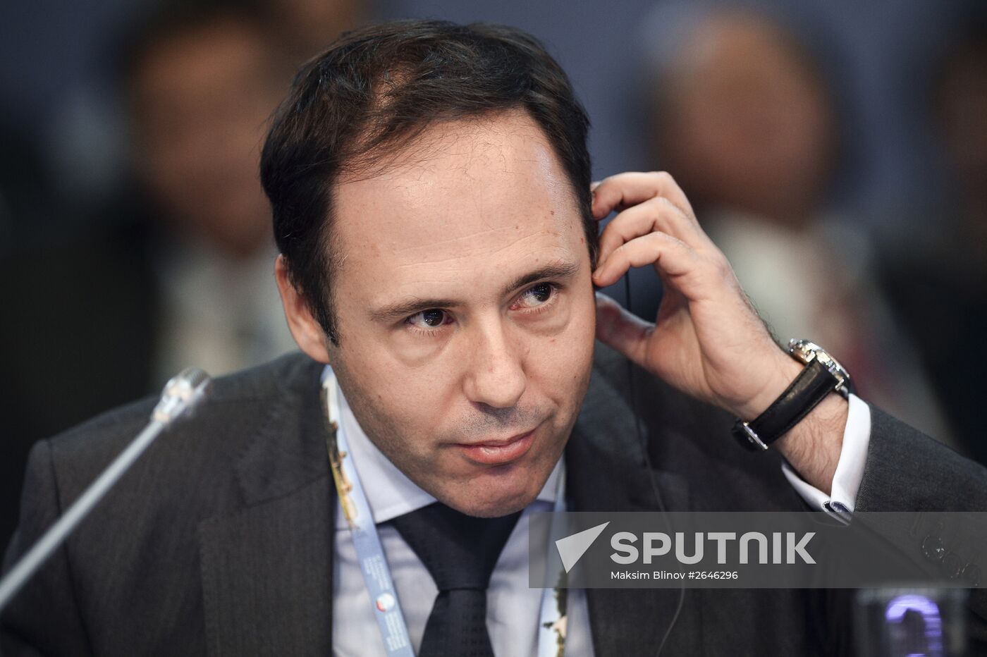 Russia 24 TV debates, Investment in Russia: New Challenges and Opportunities in Changed Realities, at SPIEF