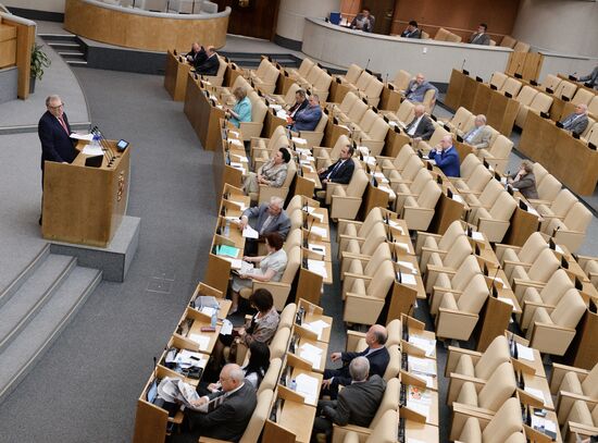 Russian State Duma plenary meeting