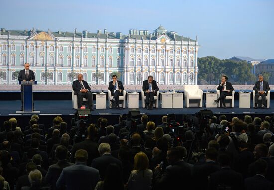 President Vladimir Putin's visit to St. Petersburg. Day Two