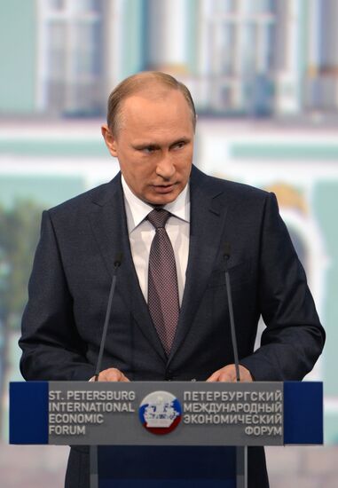 President Vladimir Putin's visit to St. Petersburg. Day Two