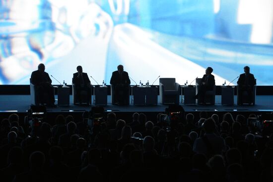 Plenary session at 2015 St. Petersburg International Economic Forum
