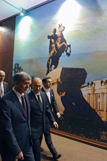 President Vladimir Putin's visit to St. Petersburg. Day Two