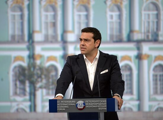 Plenary session at 2015 St. Petersburg International Economic Forum