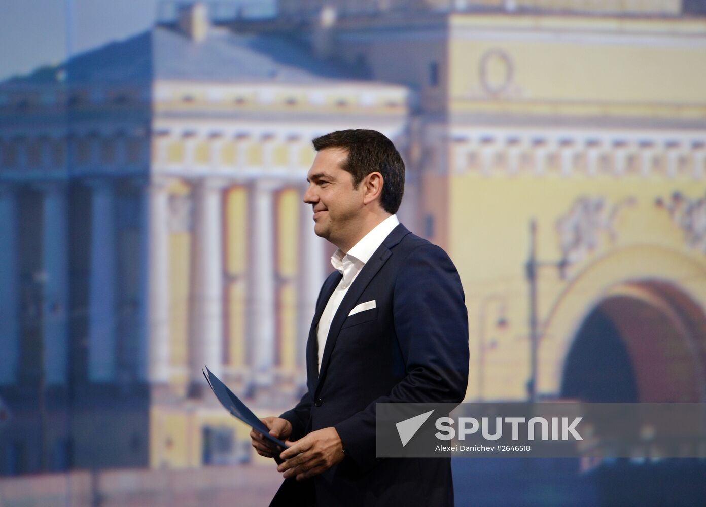 Plenary session at 2015 St. Petersburg International Economic Forum