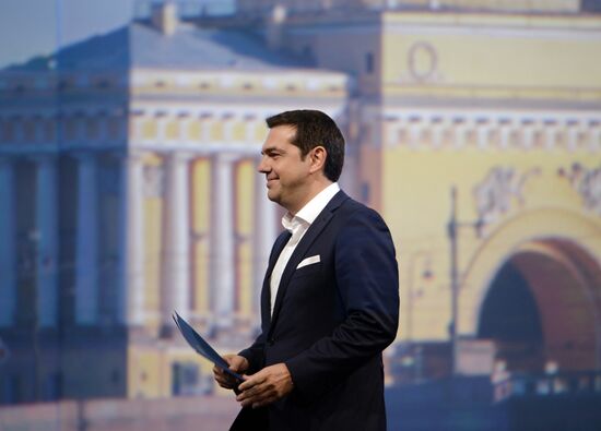 Plenary session at 2015 St. Petersburg International Economic Forum