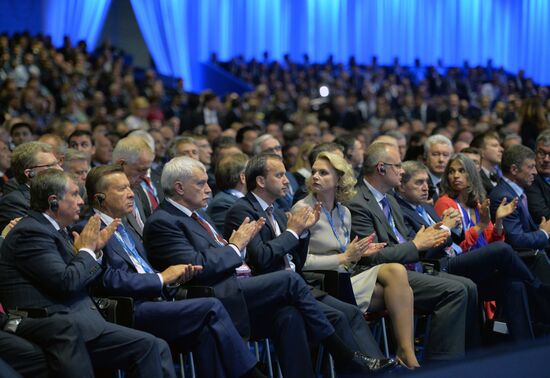 Russian President Vladimir Putin visits St. Petersburg. Day Two