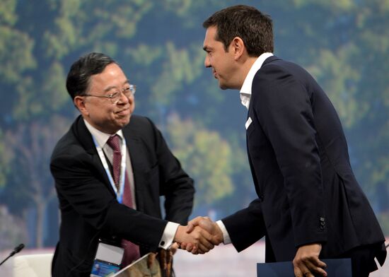 Plenary session at 2015 St. Petersburg International Economic Forum