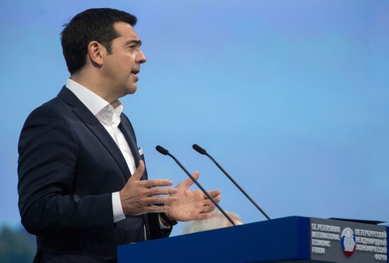 Plenary session at 2015 St. Petersburg International Economic Forum