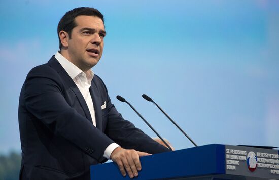 Plenary session at 2015 St. Petersburg International Economic Forum