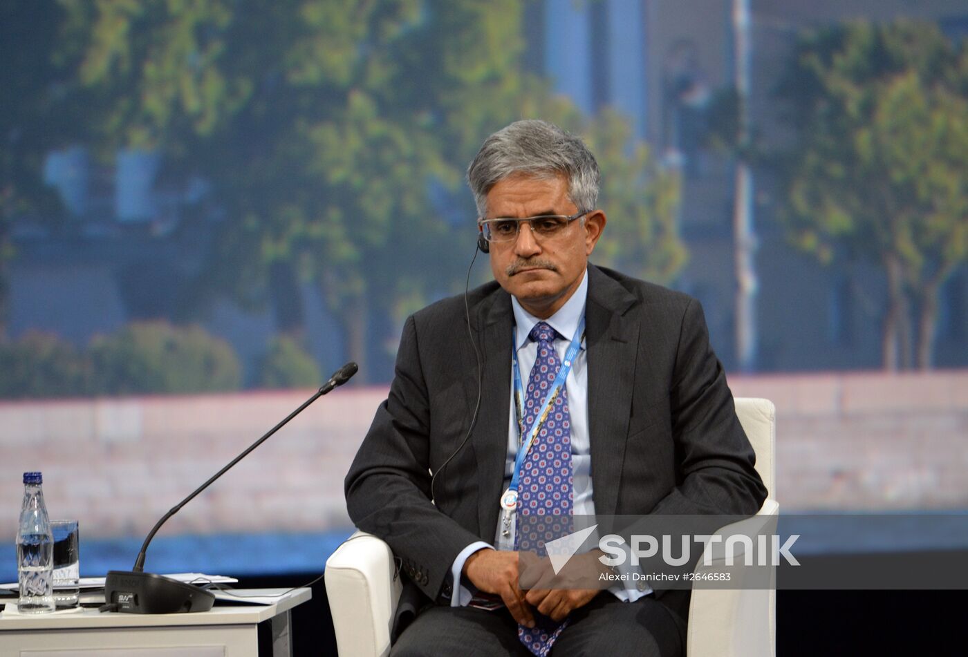 Plenary session at 2015 St. Petersburg International Economic Forum