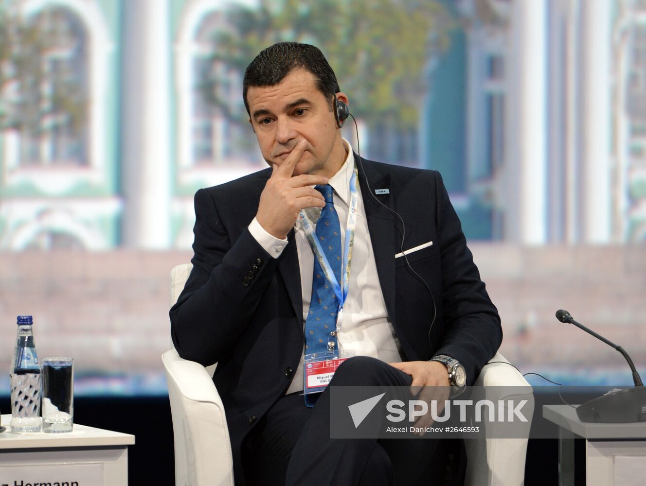 Plenary session at 2015 St. Petersburg International Economic Forum