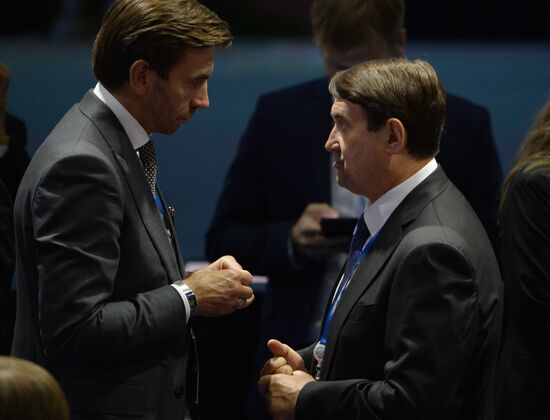 Plenary session at 2015 St. Petersburg International Economic Forum