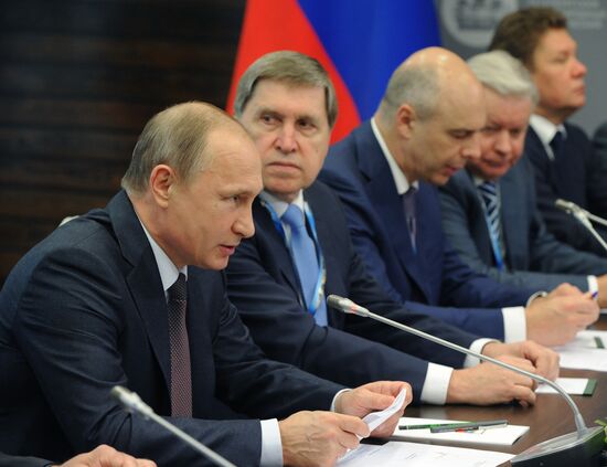President Vladimir Putin's working trip to St. Petersburg. Day Two